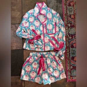 Satin Santa pajama